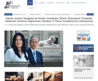 Resultadolegal.com(Estudio) Screenshot