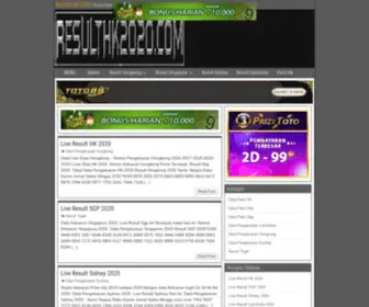 Resulthk2020.com(Forum Data result HKsampai 2022) Screenshot