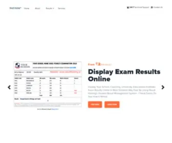 Resulthosting.in(Display Exam Result Online) Screenshot