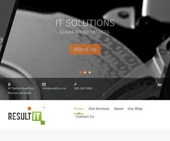 Resultit.co.nz(Auckland's Leading IT Solution Provider) Screenshot