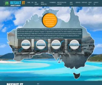 Resultit.com.au(Web Design Melbourne Company) Screenshot