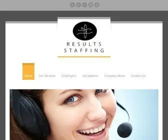 Results-Staffing.com(Results Staffing) Screenshot