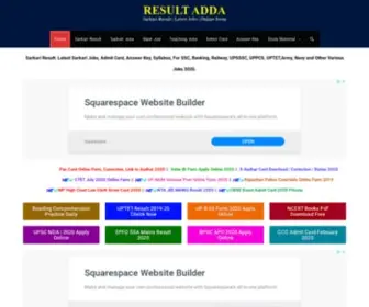 Resultsadda.com(Resultsadda) Screenshot