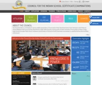 Resultscisce.org.in(CISCE) Screenshot