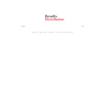 Resultsdistributor.com(What's Your Question) Screenshot