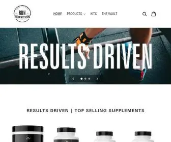 Resultsdrivennutrition.com(Create an Ecommerce Website and Sell Online) Screenshot