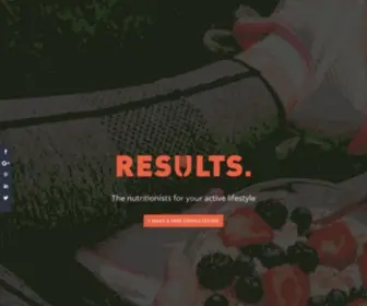 Resultsfoodcoaching.com(Professional Food Coaching) Screenshot