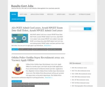 Resultsgovtjobs.in(resultsgovtjobs) Screenshot