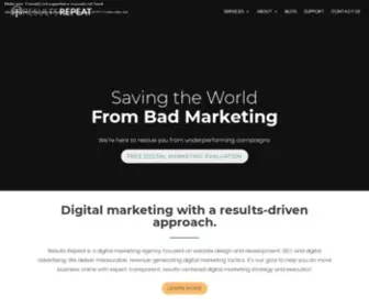 Resultsrepeat.com(Digital Marketing Agency) Screenshot