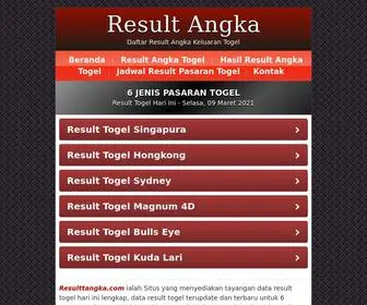 Resulttangka.com Screenshot