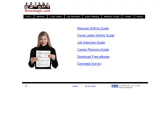 Resumagic.com(Resume and Cover Letter Writing Guides) Screenshot