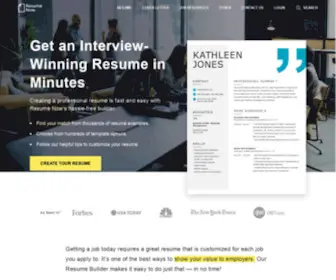 Resume-Now.com(Build a Resume in 15 Minutes with the Resume) Screenshot