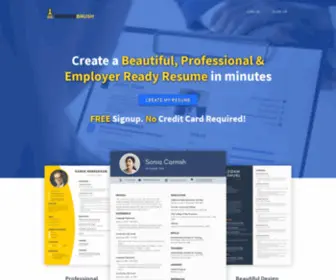 Resumebrush.com(Resumebrush) Screenshot