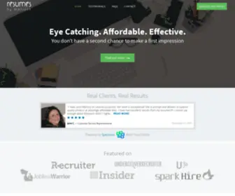 Resumebymarissa.com(Resumes by Marissa) Screenshot