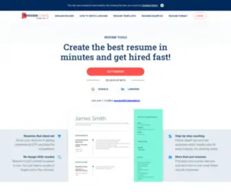 Resumecoach.com(The perfect resume and cover letter maker) Screenshot