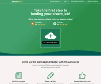 Resumecroc.com(Resume Croc) Screenshot