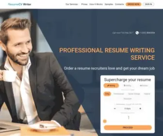 ResumecVwriter.com(Professional Resume Writing Services Online) Screenshot