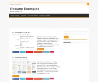 Resumeexamples19.com(Resume Examples) Screenshot