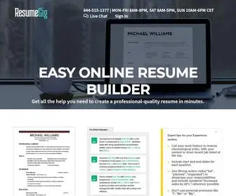 Resumegig.com(Resumegig) Screenshot