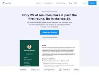 Resume.io(Free Resume Builder) Screenshot