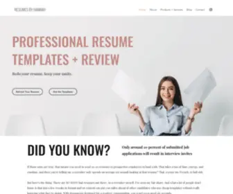 Resumesbyhannah.com(Resumes by Hannah) Screenshot