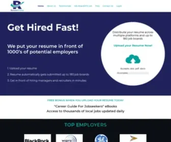 Resumesending.com(Home new) Screenshot