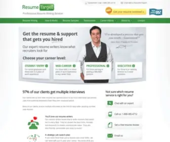 Resumetarget.com(Resume Target) Screenshot