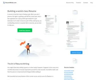 Resumewhale.com(All about Resume Writing) Screenshot