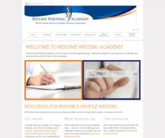 Resumewritingacademy.com(Resume Writing Academy) Screenshot