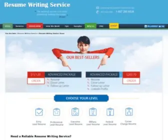 Resumewritingservice.biz(Resume Writing Service) Screenshot