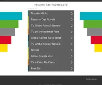 Resumo-Das-Novelas.org(Resumo de Novelas) Screenshot