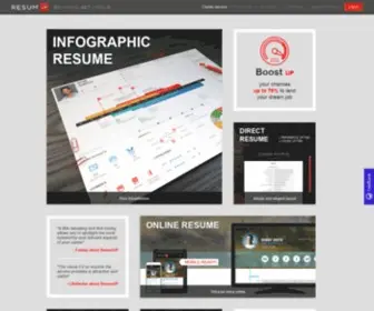 Resumup.com(Go Visual) Screenshot