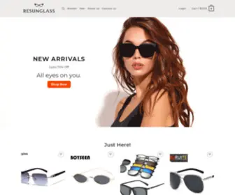 Resunglass.com(Buy Sunglasses Online) Screenshot