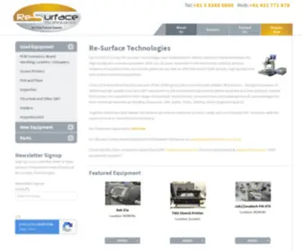 Resurface.com.au(Re-Surface Technologies) Screenshot