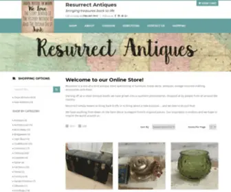 Resurrectantiques.com(Resurrect Antiques) Screenshot