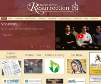 Resurrectionchurch.org(Church of the Resurrection Escondido California) Screenshot