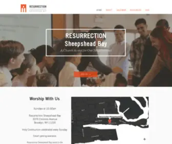 Resurrectionsheepsheadbay.org(Resurrection Sheepshead Bay) Screenshot