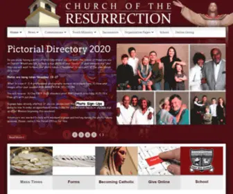 Resurrectionwichita.com(Church of the Resurrection) Screenshot