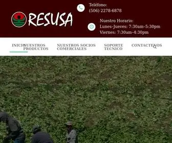 Resusa.co.cr(INICIO) Screenshot