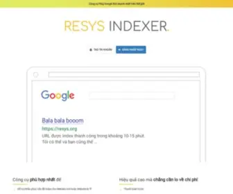 Resys.org(Công) Screenshot