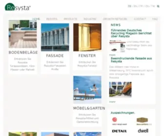 Resysta.com(Besser als Holz & WPC) Screenshot