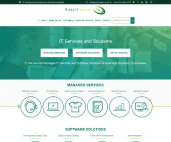 Retail-Assist.co.uk(Managed IT Services & Software Solutions) Screenshot