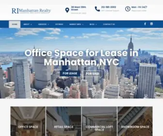 Retail-Officespace.com(Office space for lease in Manhattan) Screenshot