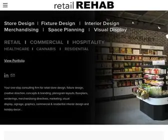 Retail-Rehab.com(Full service interior design firm) Screenshot