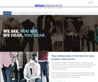 Retailassistance.com(Retail Assistance Corporation) Screenshot