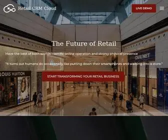 Retailcrm.cloud(Retail CRM Cloud offers SaaS CRM for retailers) Screenshot