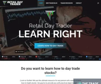 Retaildaytrader.com(Learn How to Day Trade Stocks) Screenshot