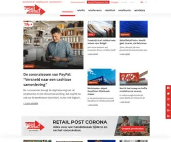 Retaildetail.be(Alle retailnieuws uit België) Screenshot