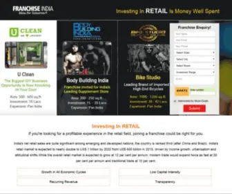 Retailfranchiseindia.in(Retailfranchiseindia) Screenshot