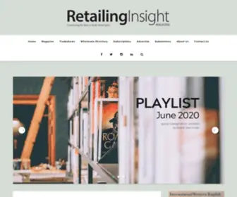 Retailinginsight.com(Magazine Home) Screenshot